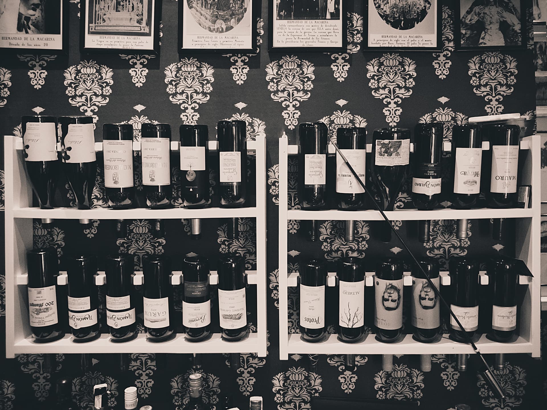 Vinos y fotografías cofrades